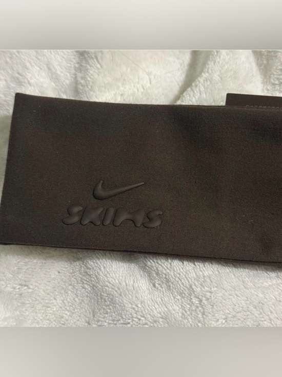 SKIMS X NIKE Dark Sepia Brown Headband NWT